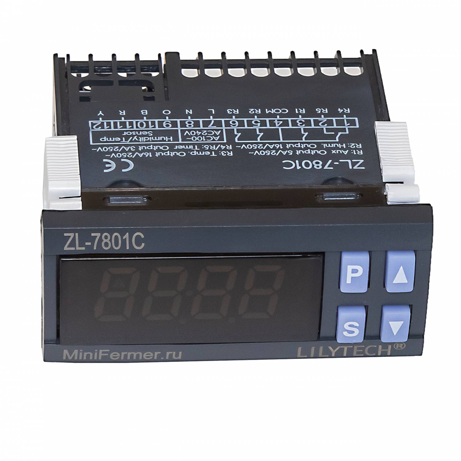 Контроллер  LILYTECH ZL-7801C  (темп + влажность + 2 таймера)