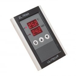 Терморегулятор LILYTECH ZL-7816A  бескорпусной (темп + влажность)