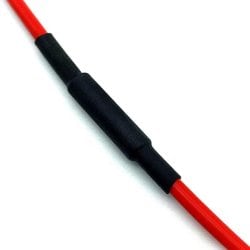 Нагревательный кабель 165 Ом 10 метров 2 мм силикон